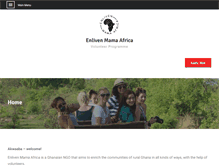 Tablet Screenshot of enlivenmamaafrica.org